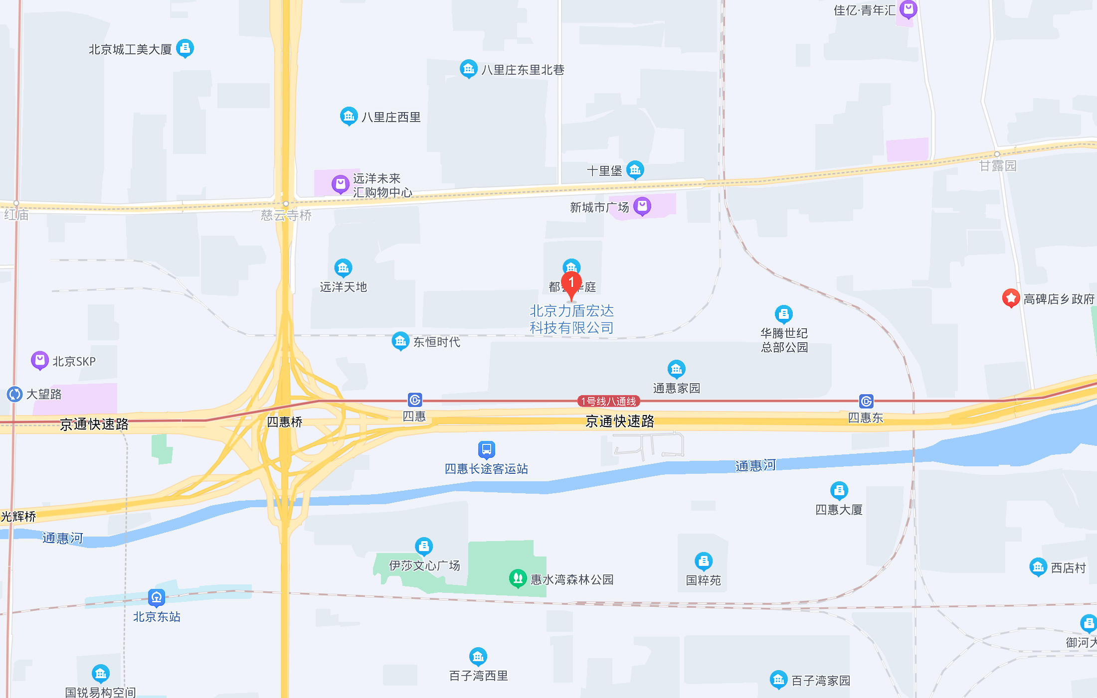 北京九游会宏达科技有限公司地图位置